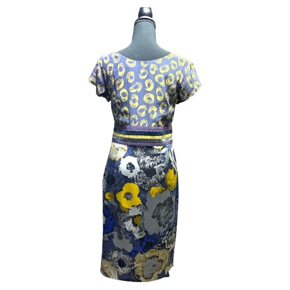 Boden Limited Edition Silk Print Dress Size 6 - Picture 3 of 10